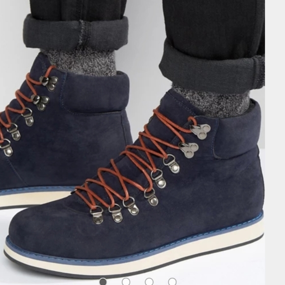 ASOS Other - ASOS -  D/Struct Blue Suede Boot Size 9